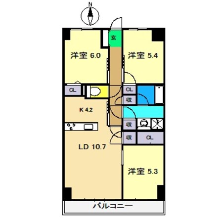 ソレイユeの物件間取画像